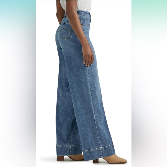 Lee High Rise Trouser Jean 8 Regular NWOT - Picture 2 of 3